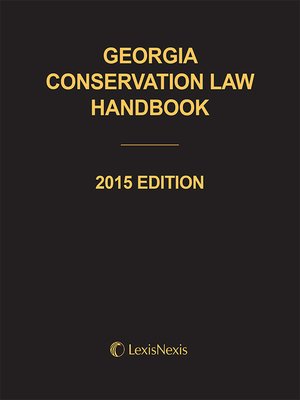 cover image of Georgia Conservation Law Handbook